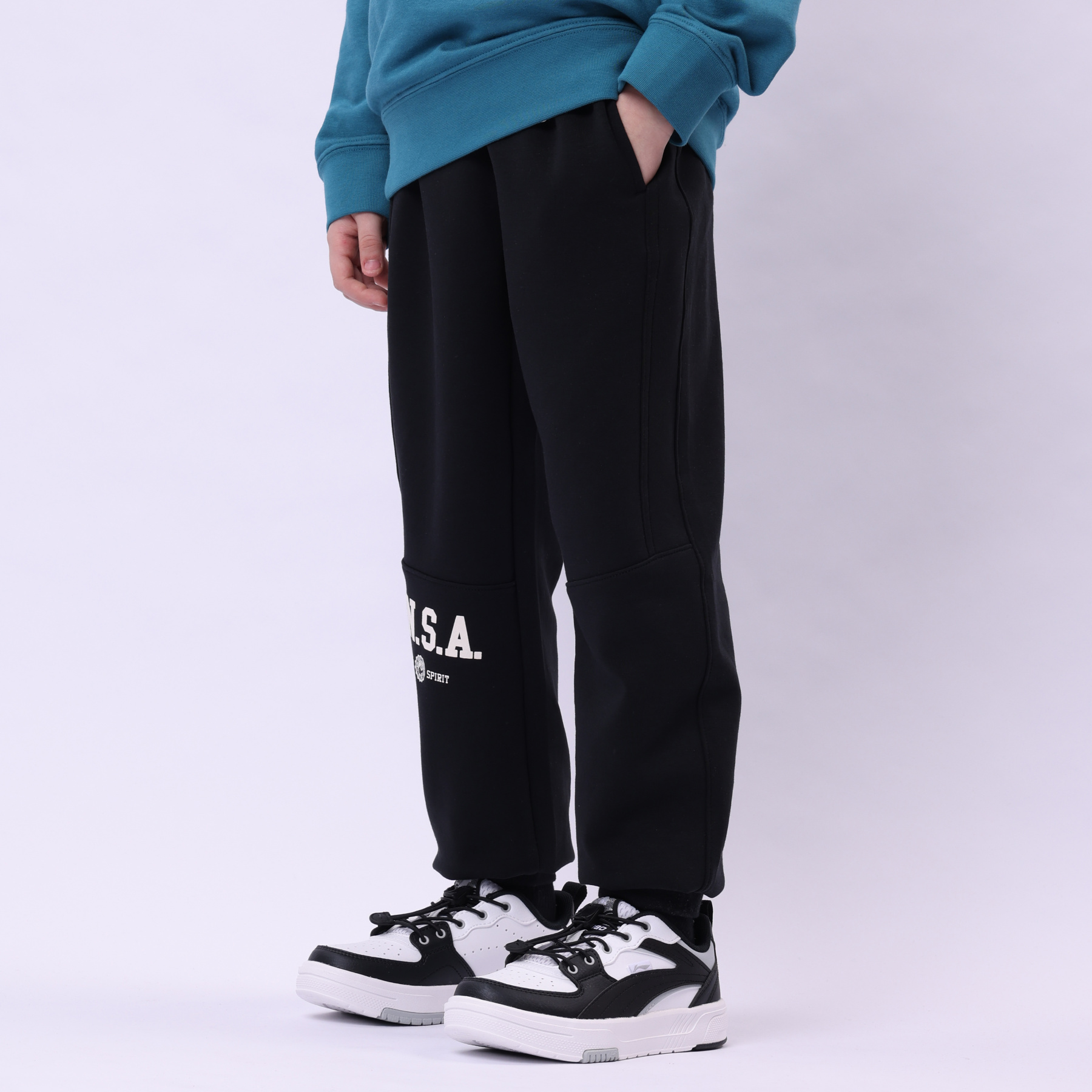 YKLU075-3 Брюки спортивные Lifestyle черные