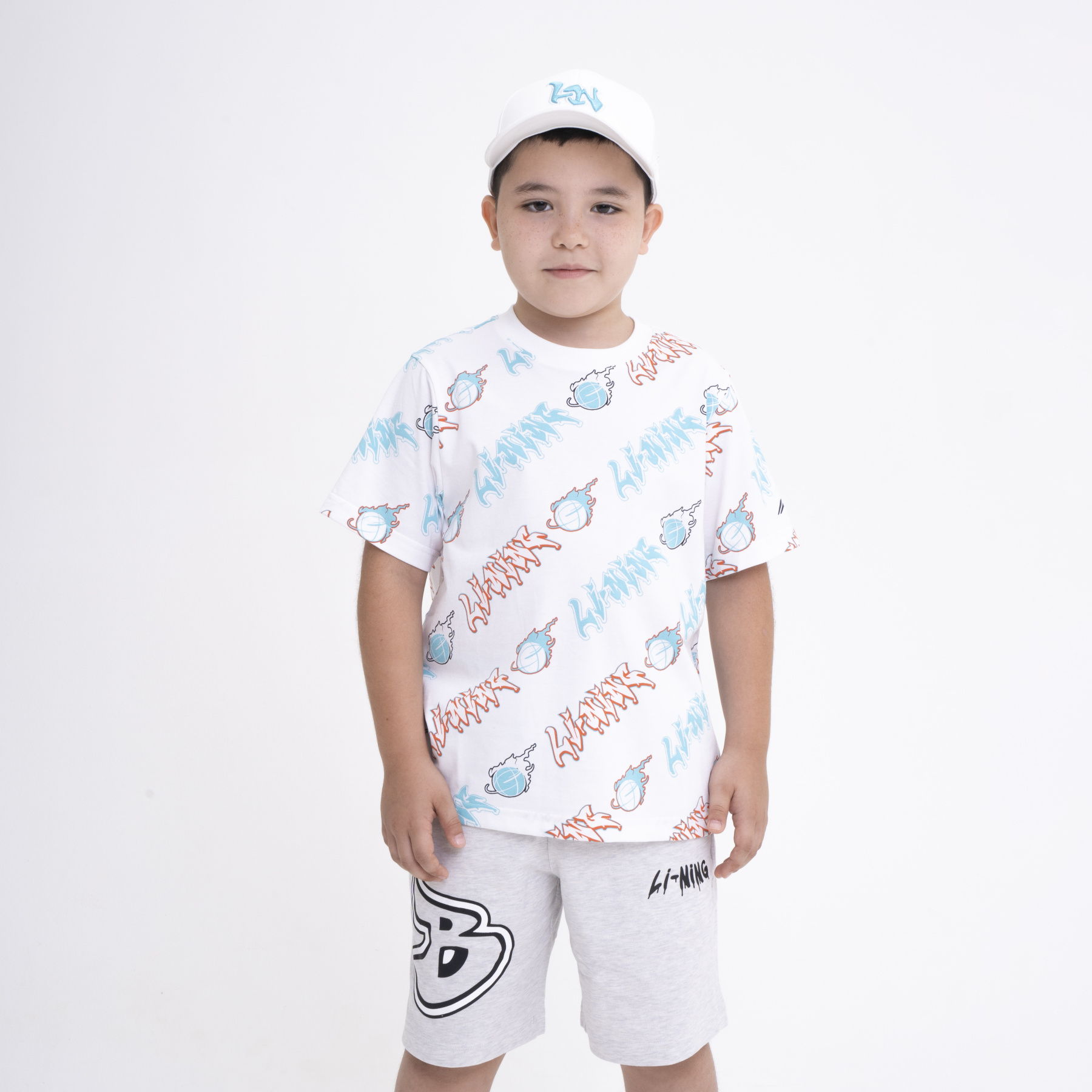 YHSU105-1 Футболка Basketball белая