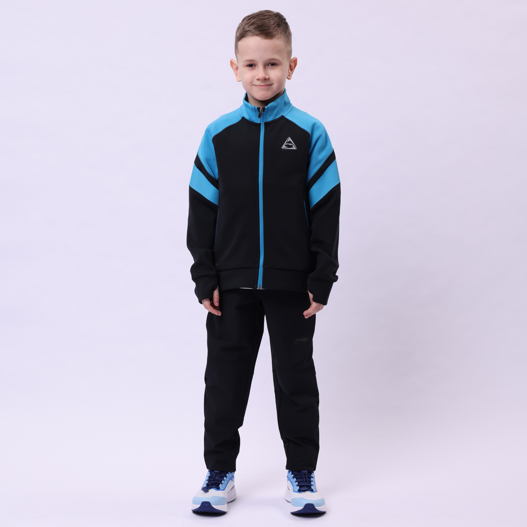 YFDU033-3 Professional Sports Knit Sports Coat Black