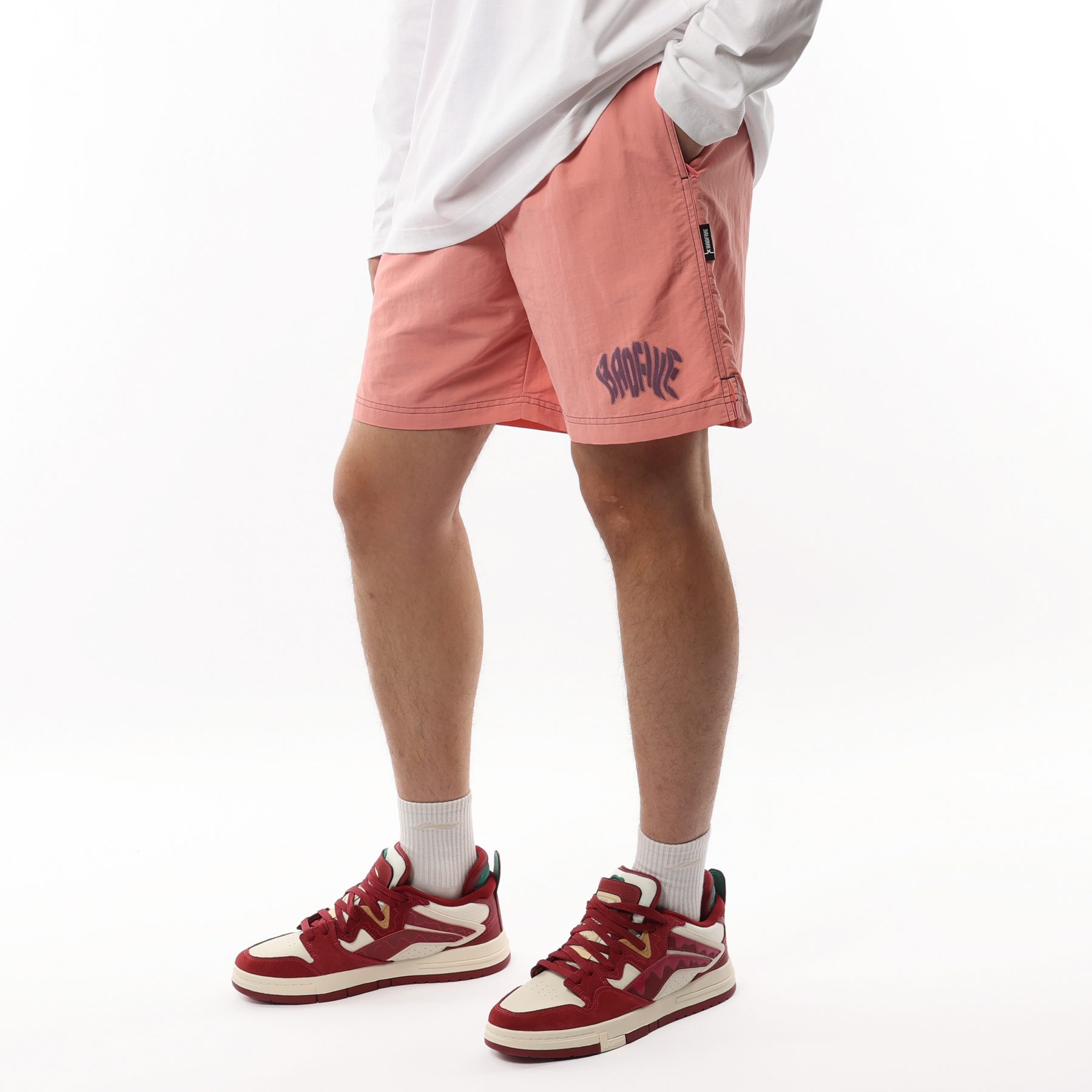 AKSU443-7 Шорты Basketball оранжевые