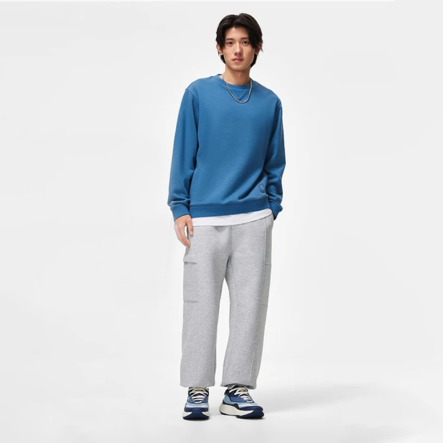 AWDT965-6 Толстовка The Trend синяя