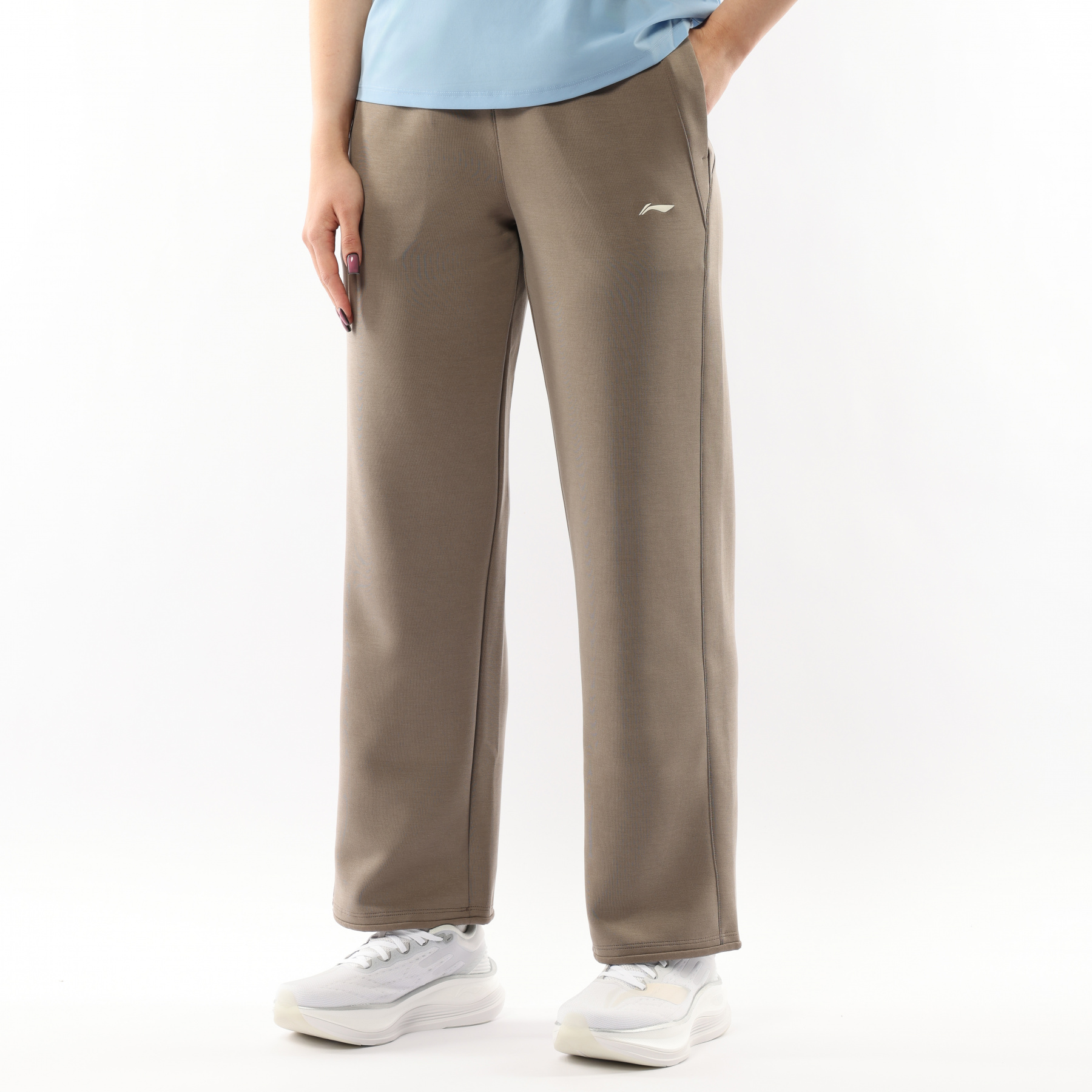 AKLV336-3 Брюки спортивные Workout коричневый