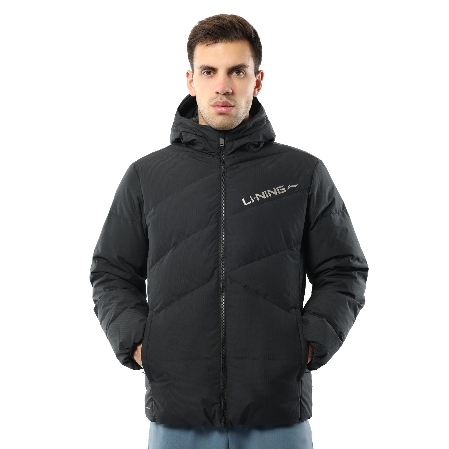 AYMU079-1 Пуховик Active черный