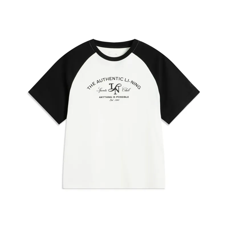 AHSV194-4 Футболка Lifestyle белый / черный