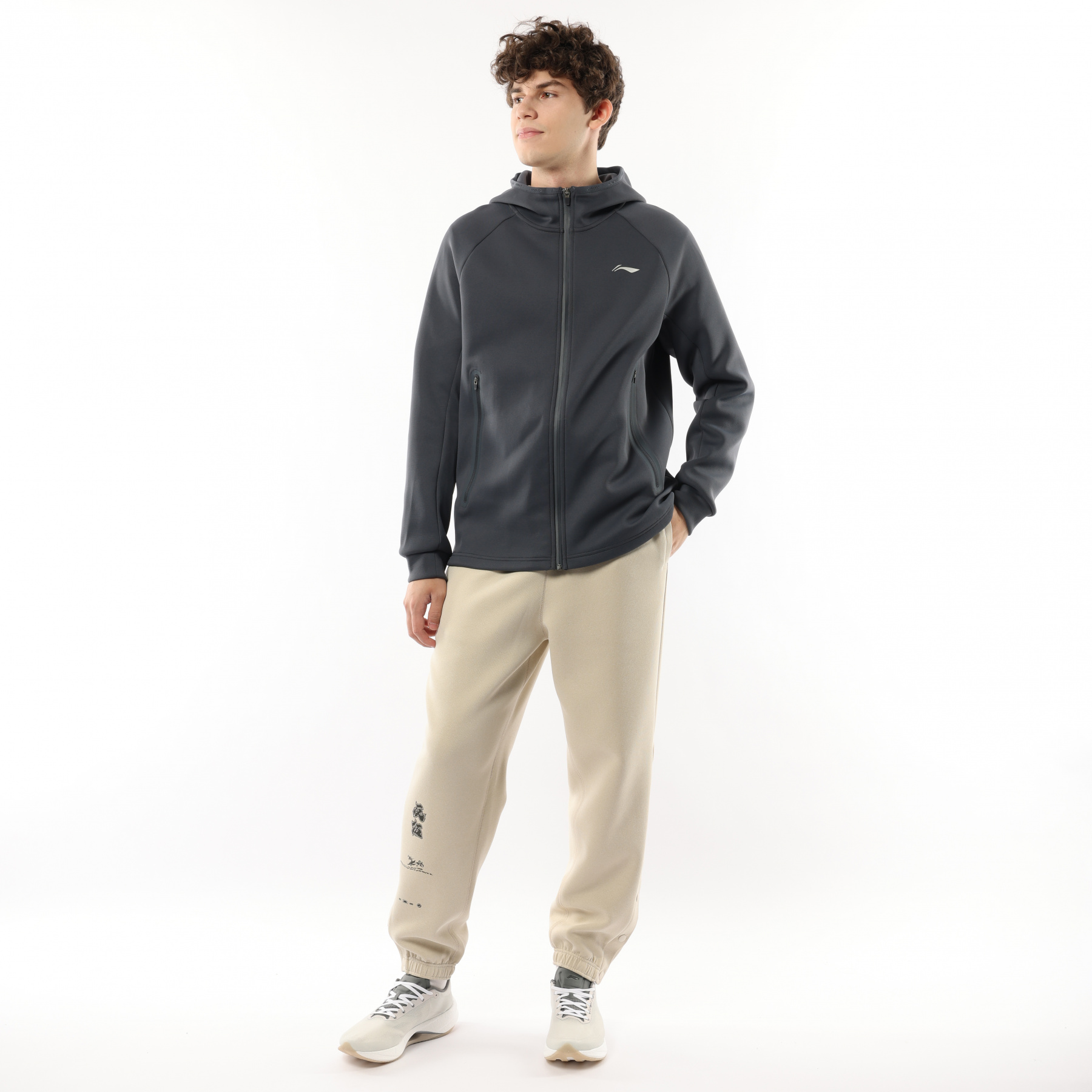 AWDT439-6 Худи Fitness черный