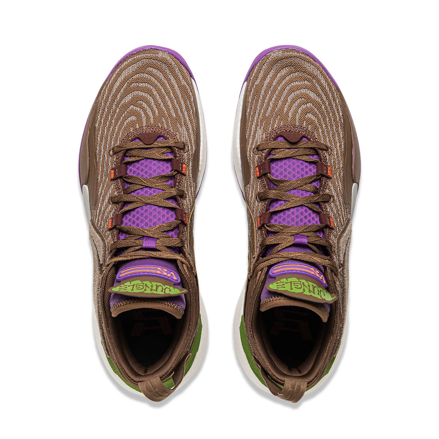 ABAU087-1 Баскетбольные кроссовки Yushuai 18 коричневые