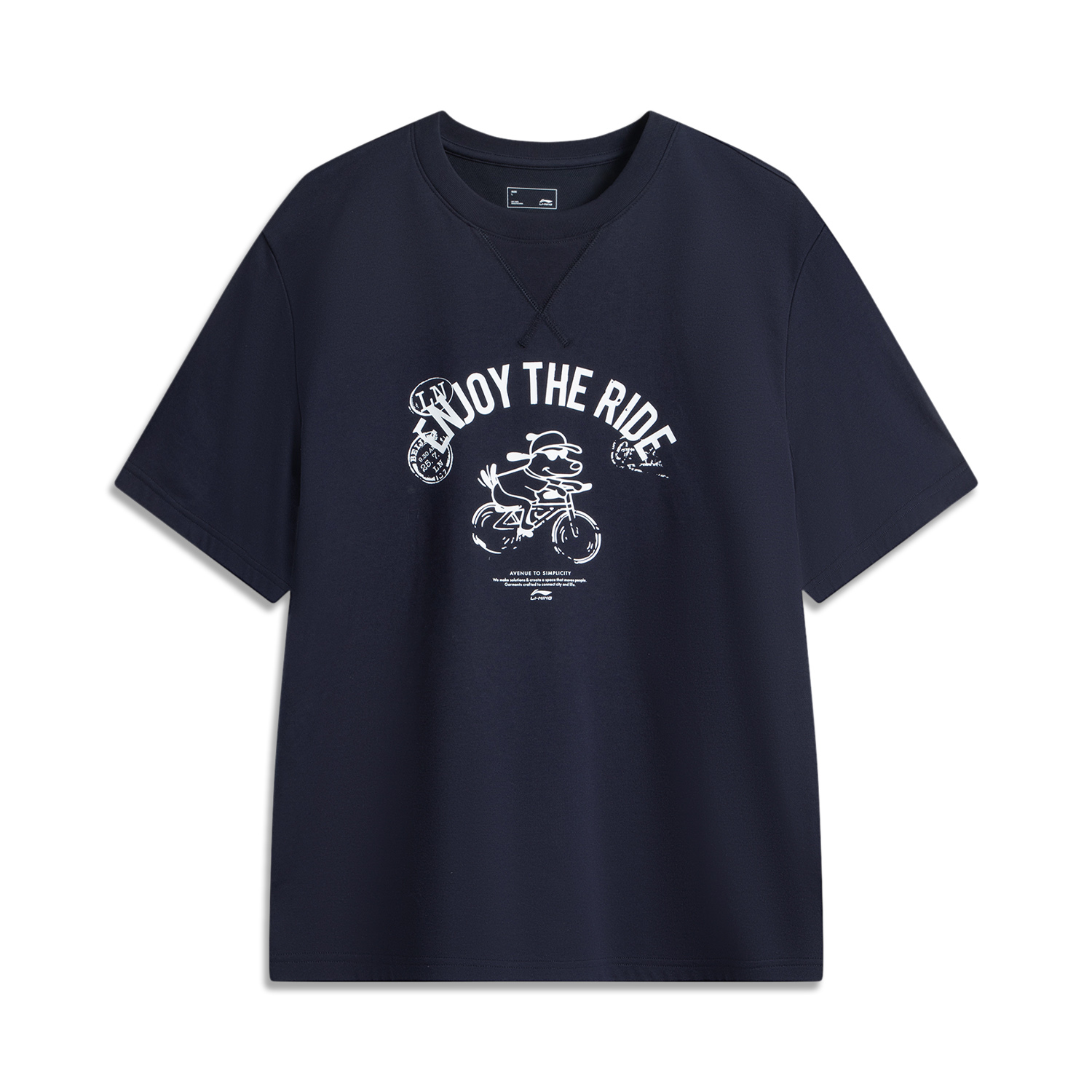 ATSV377-1 Футболка Cross голубой