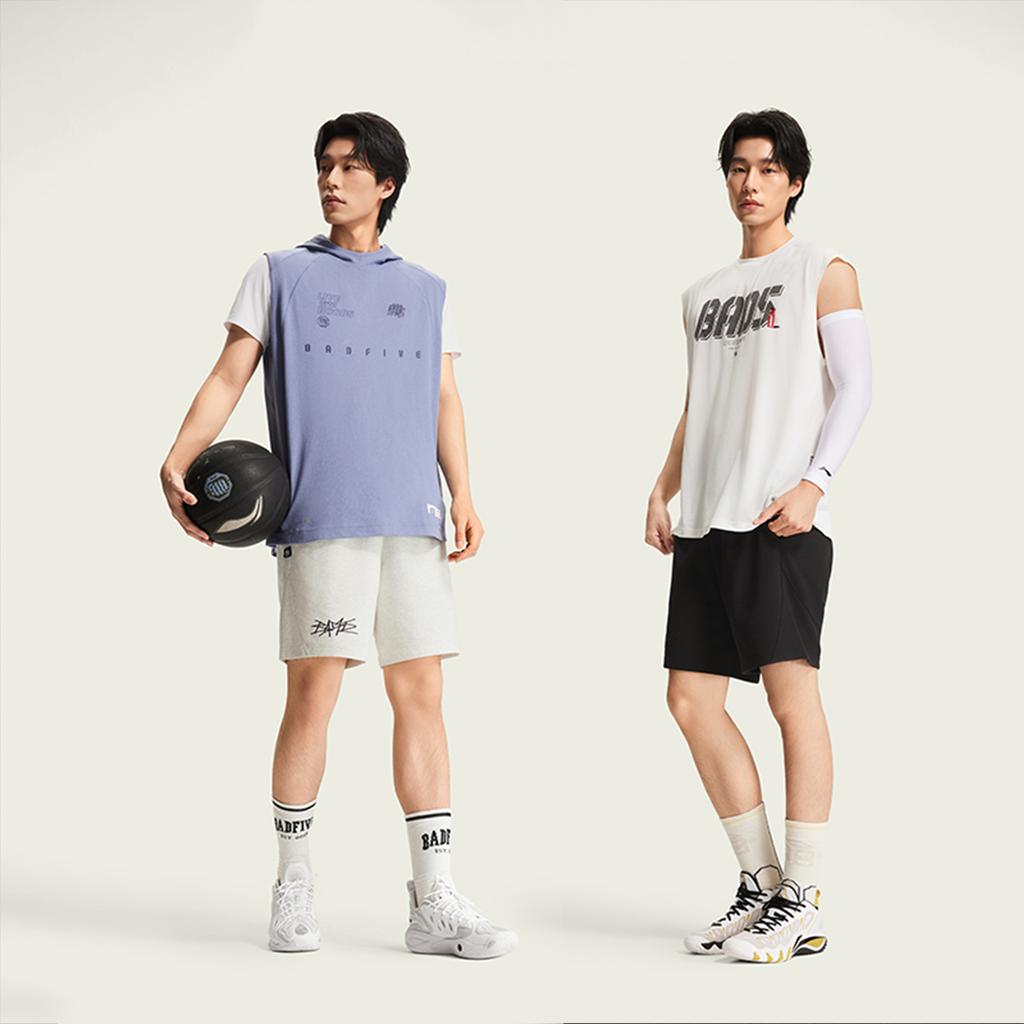 AKSW105-1 Шорты Badfive Streetball белый