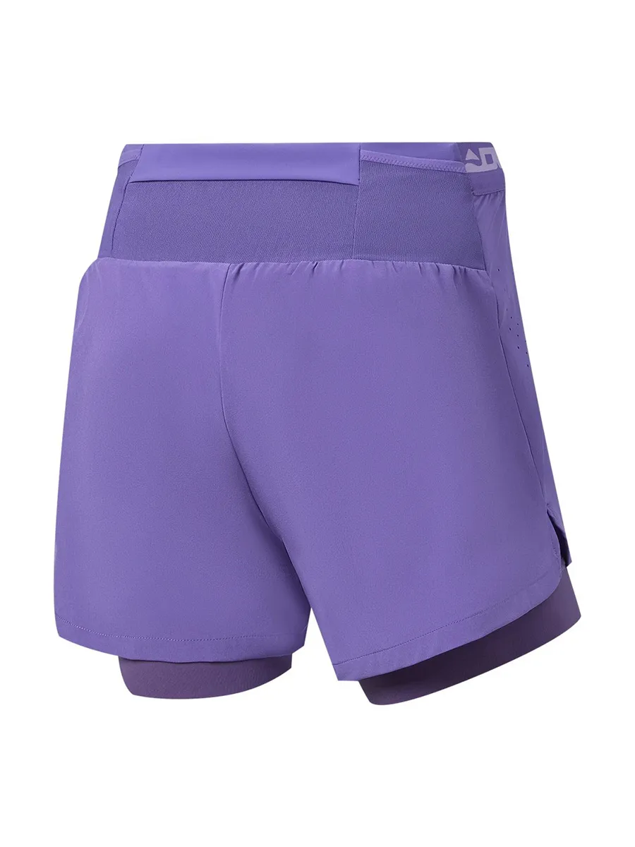 AKSW602-2 Брюки спортивные Trail Running фиолетовый