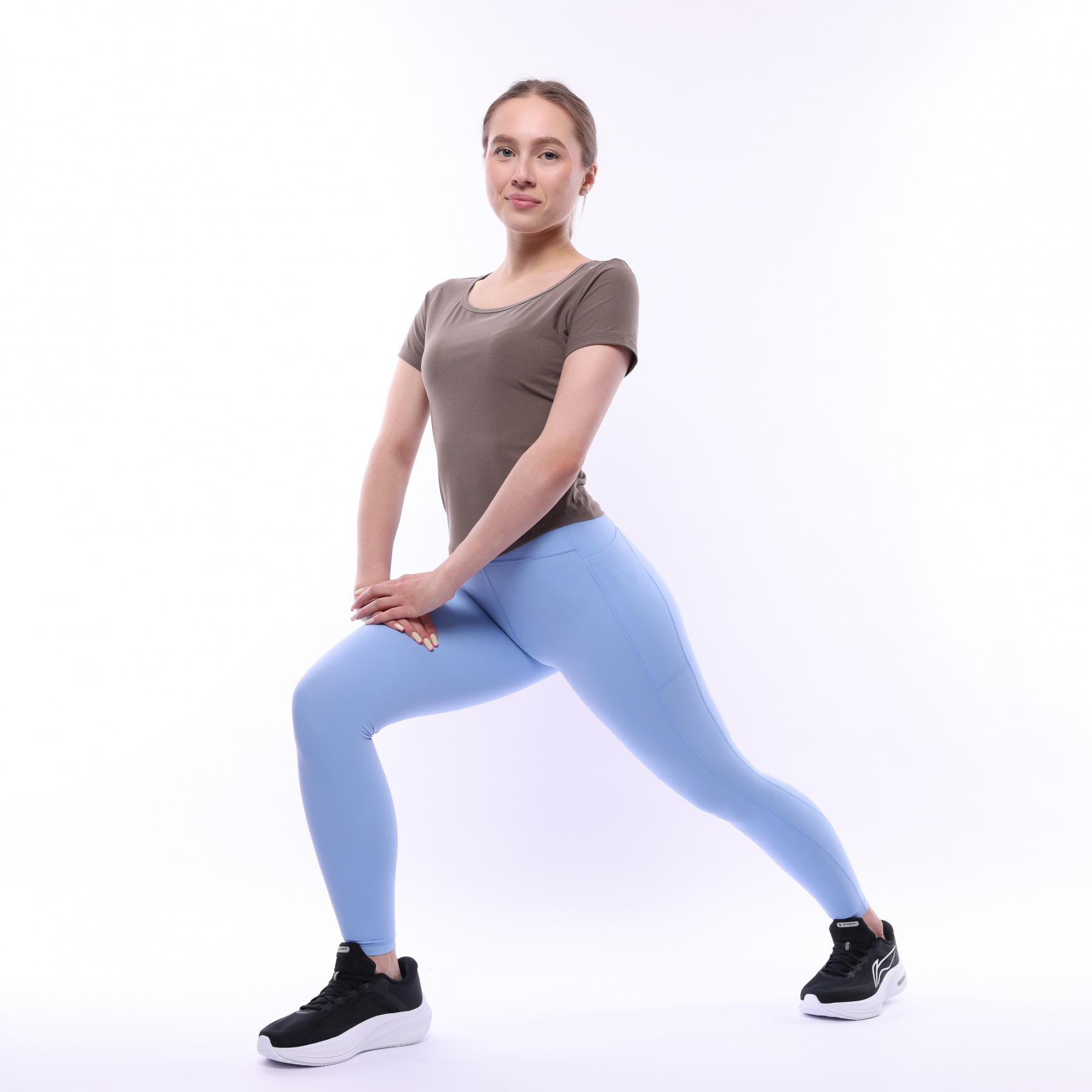 ATSV422-3 Футболка Yoga коричневый