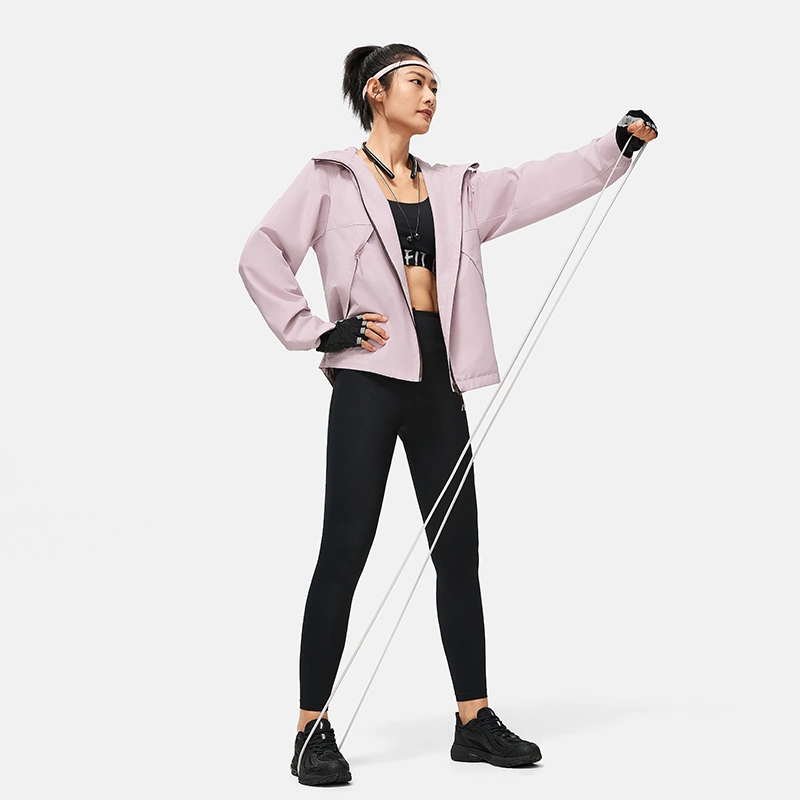 AFDU080-4 Ветровка Fitness лиловая