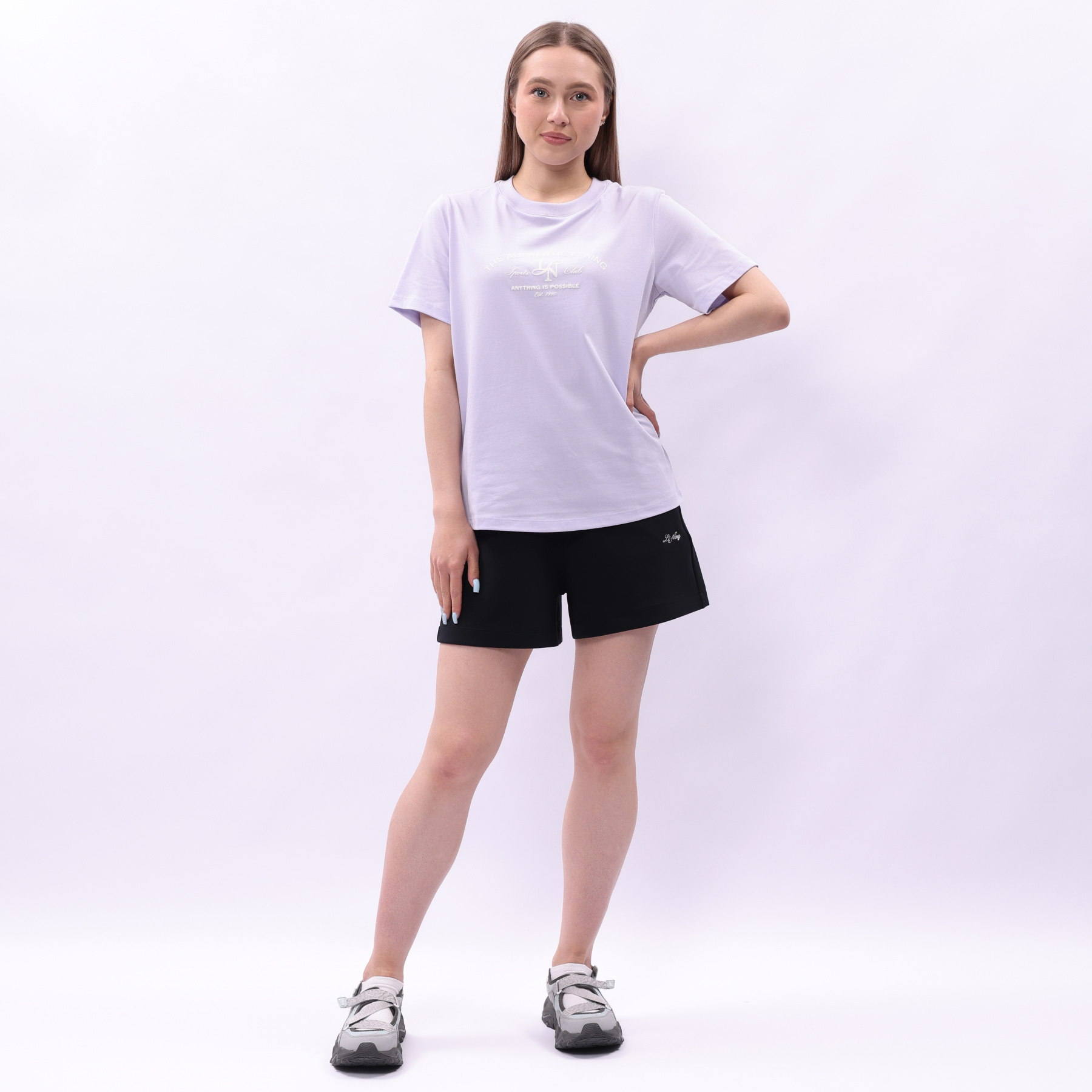 AHSV186-6 Футболка Lifestyle фиолетовый