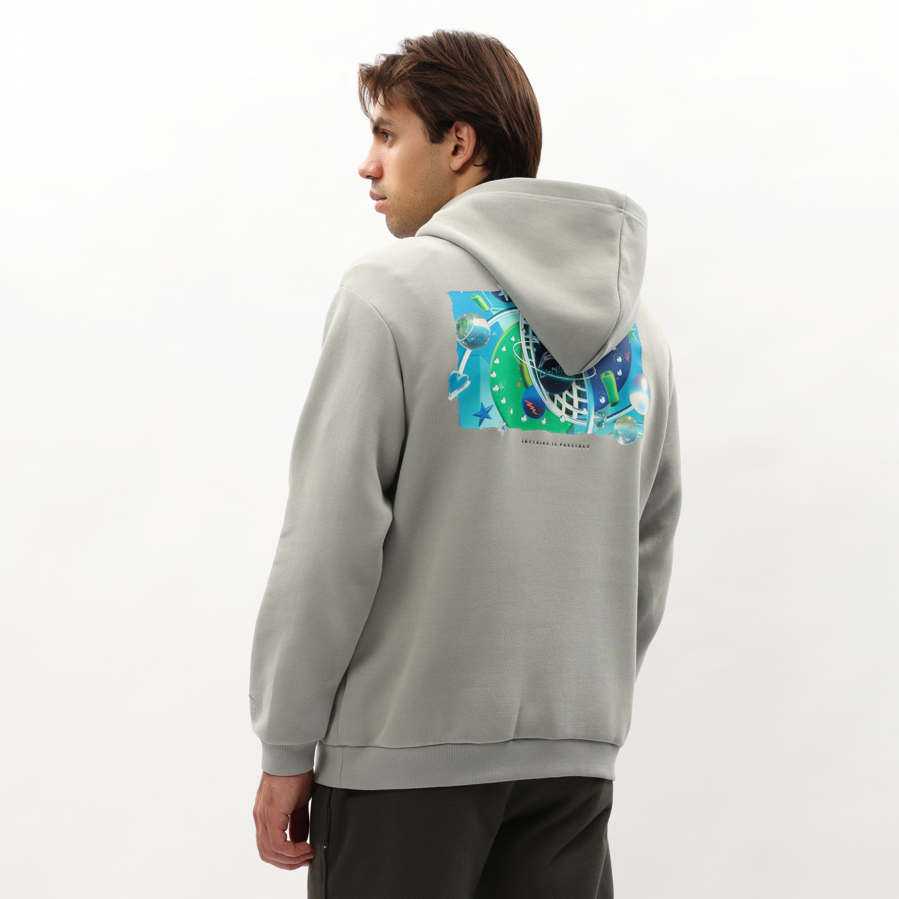 AWDU023-1 Худи Sports Life серый