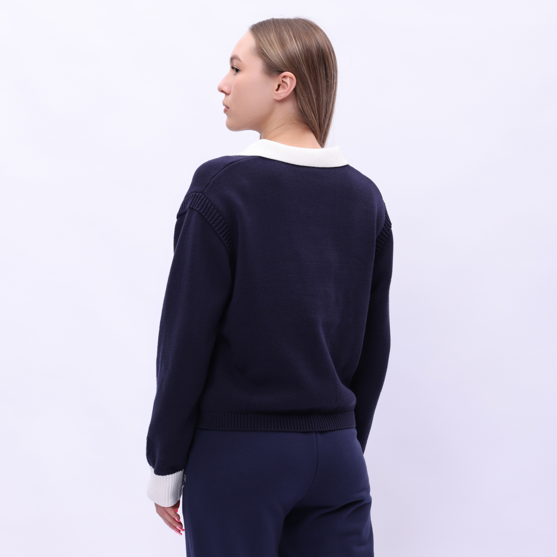 AMBV018-1 Свитер Heritage синий