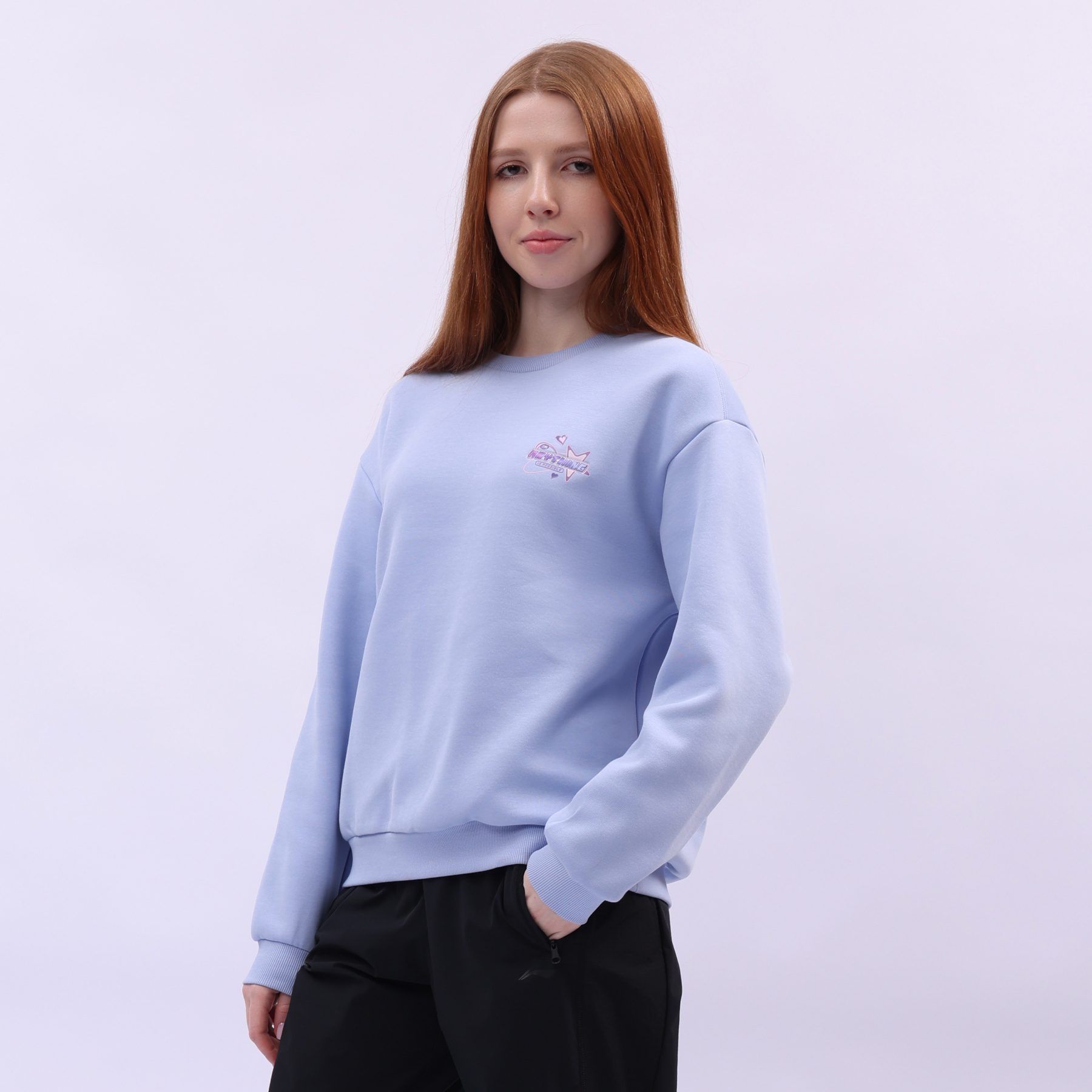 AWDU038-5 Свитшот Sports Classics синий