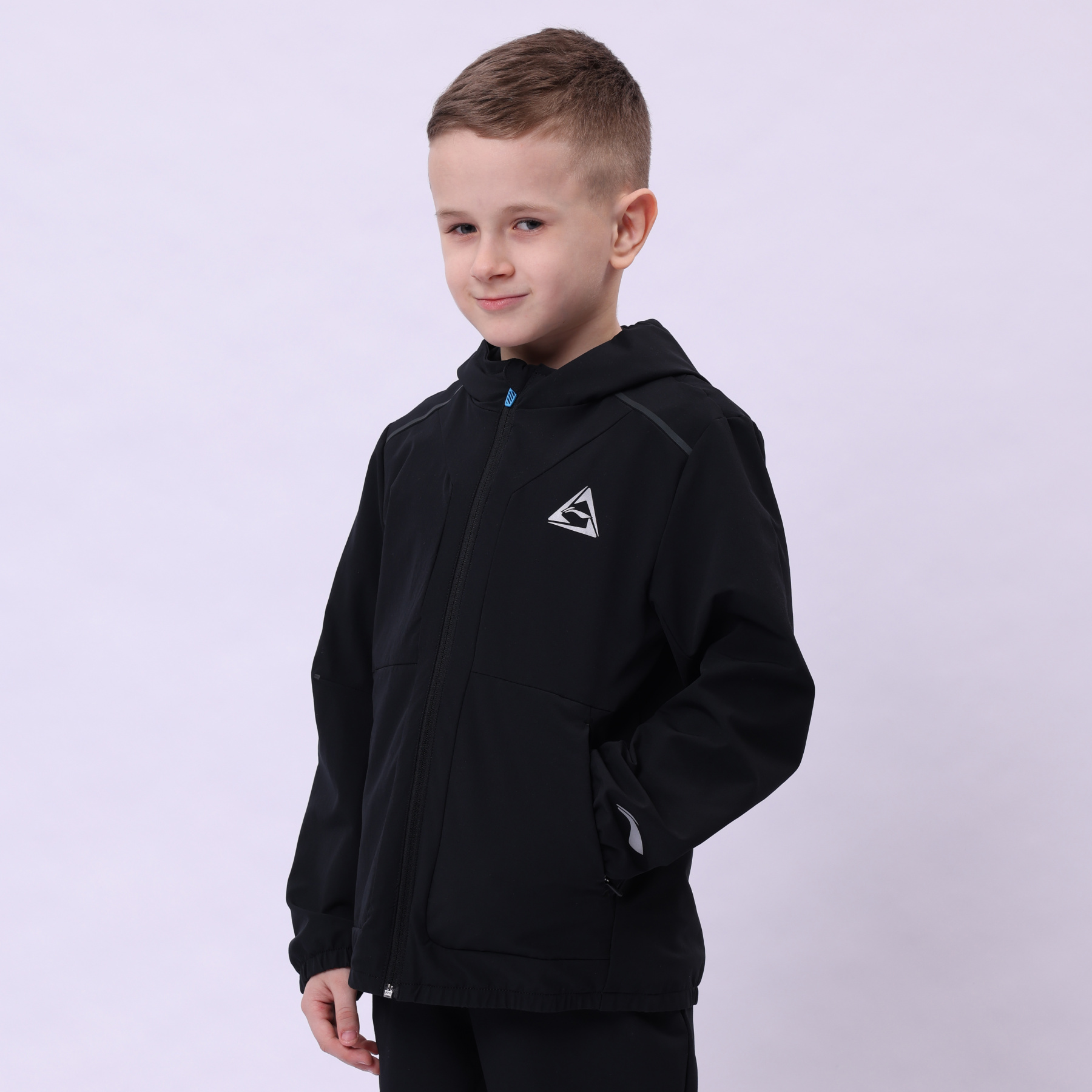 YFDU053-3 Professional Sports Windbreaker Black