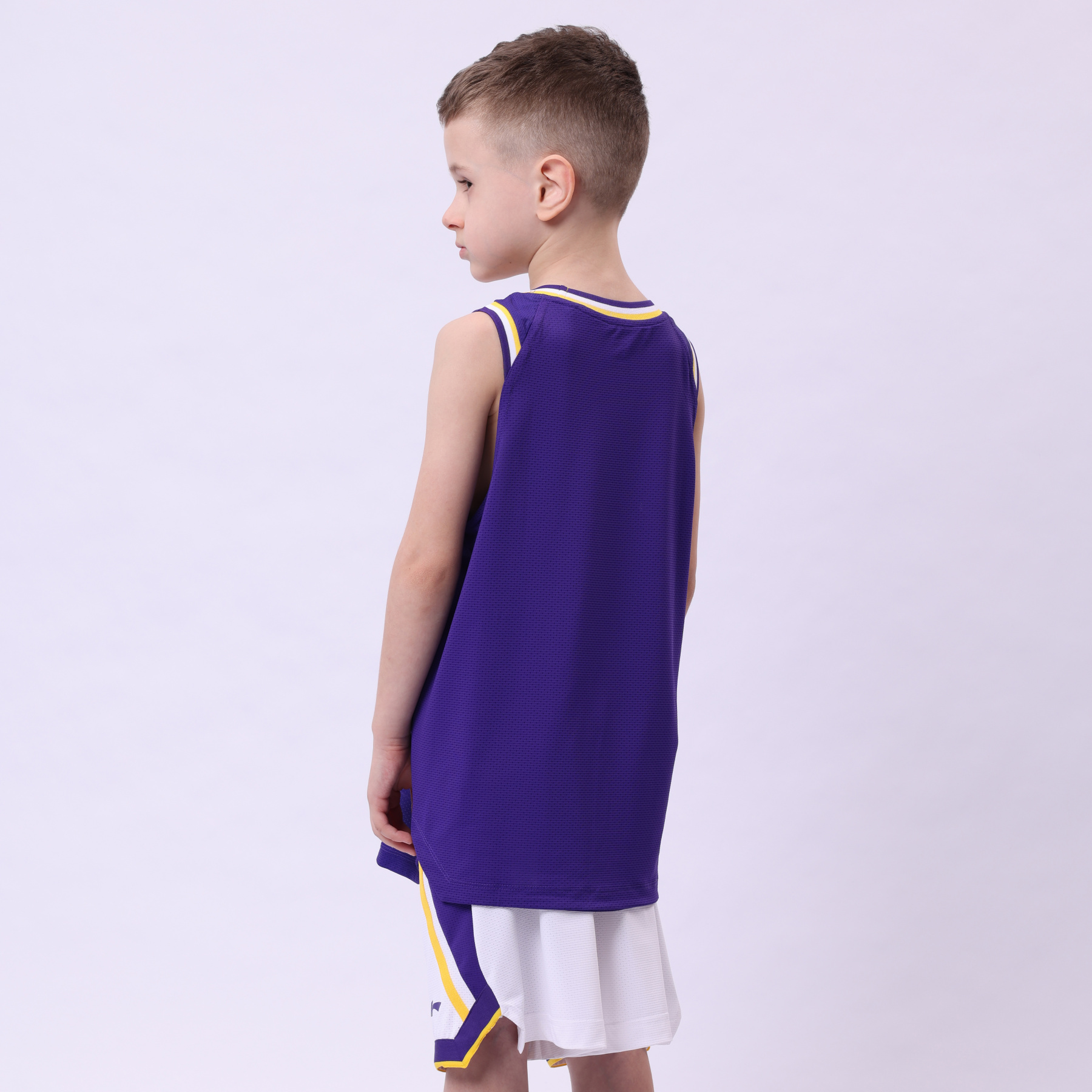 YATU005-4 Basketball Race Set New Lakers Purple