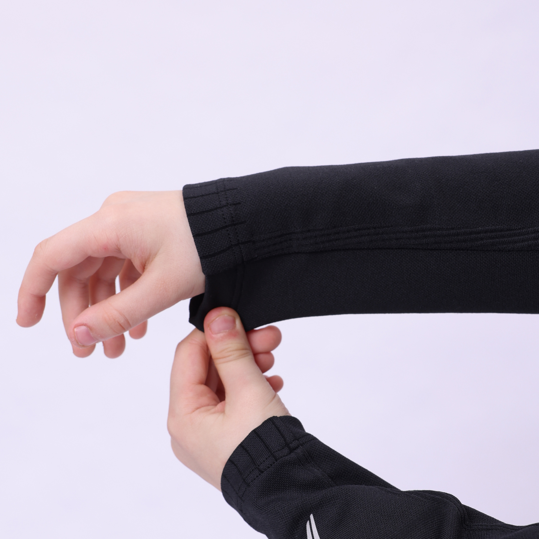 YFDU039-3 Professional Sports Knit Sports Coat Black