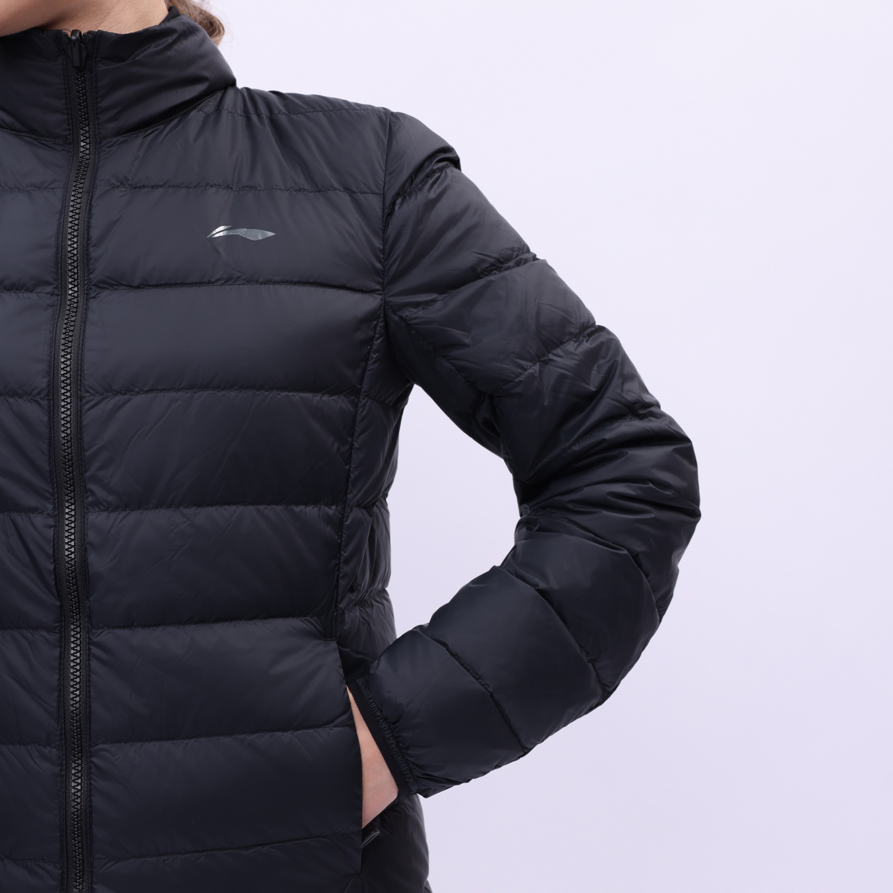 AWBU026-5 Пуховик + ветровка (3 в 1) Essentials чёрный