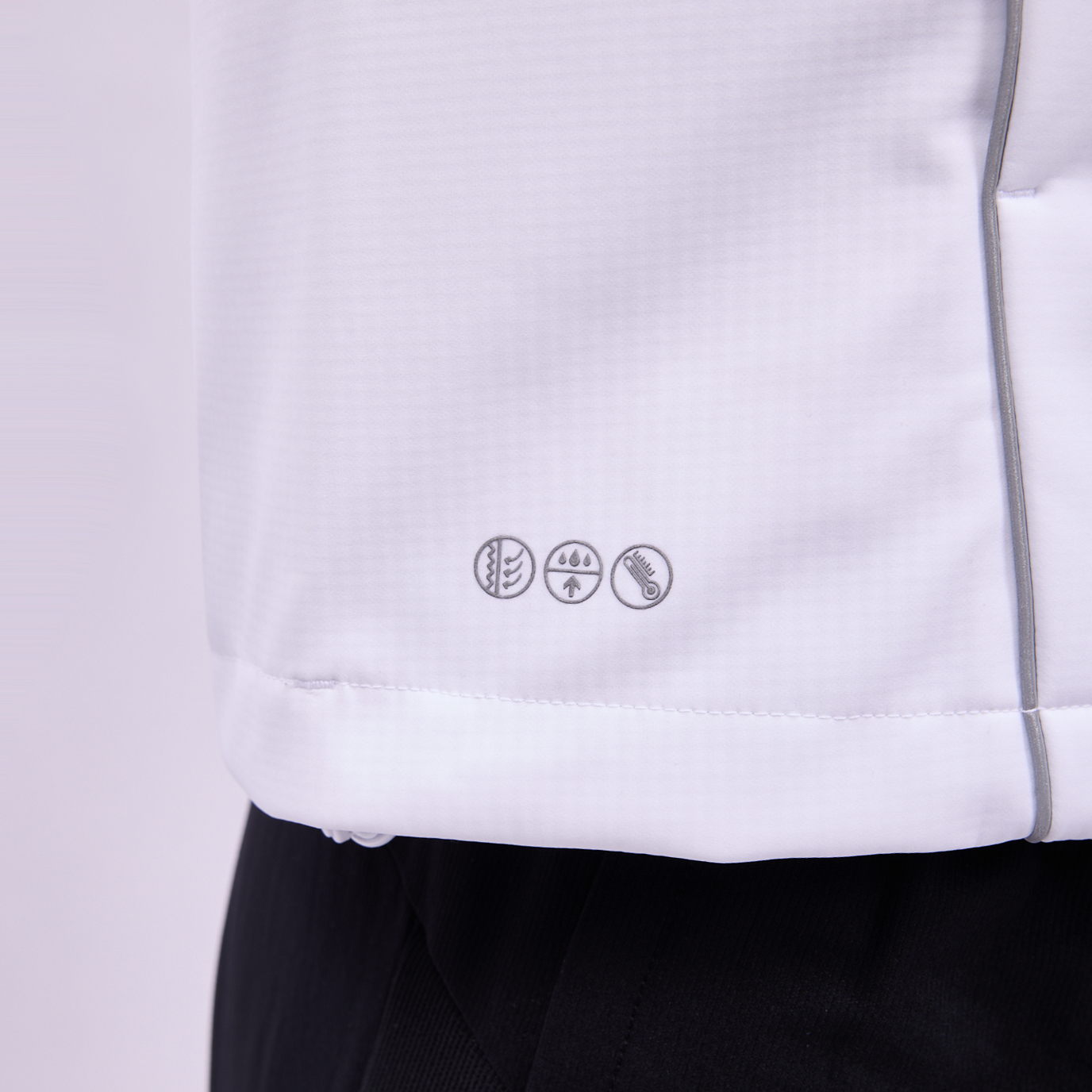 AFDVB55-4 Ветровка Jogging белый / черный