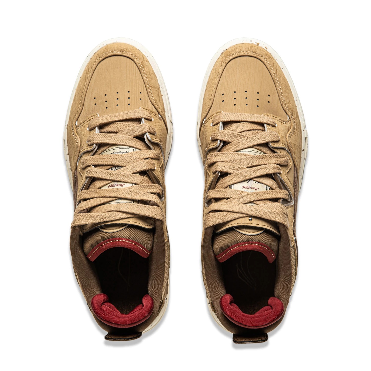 AECU018-2 Кеды для скейтбординга Wave Pro коричневые