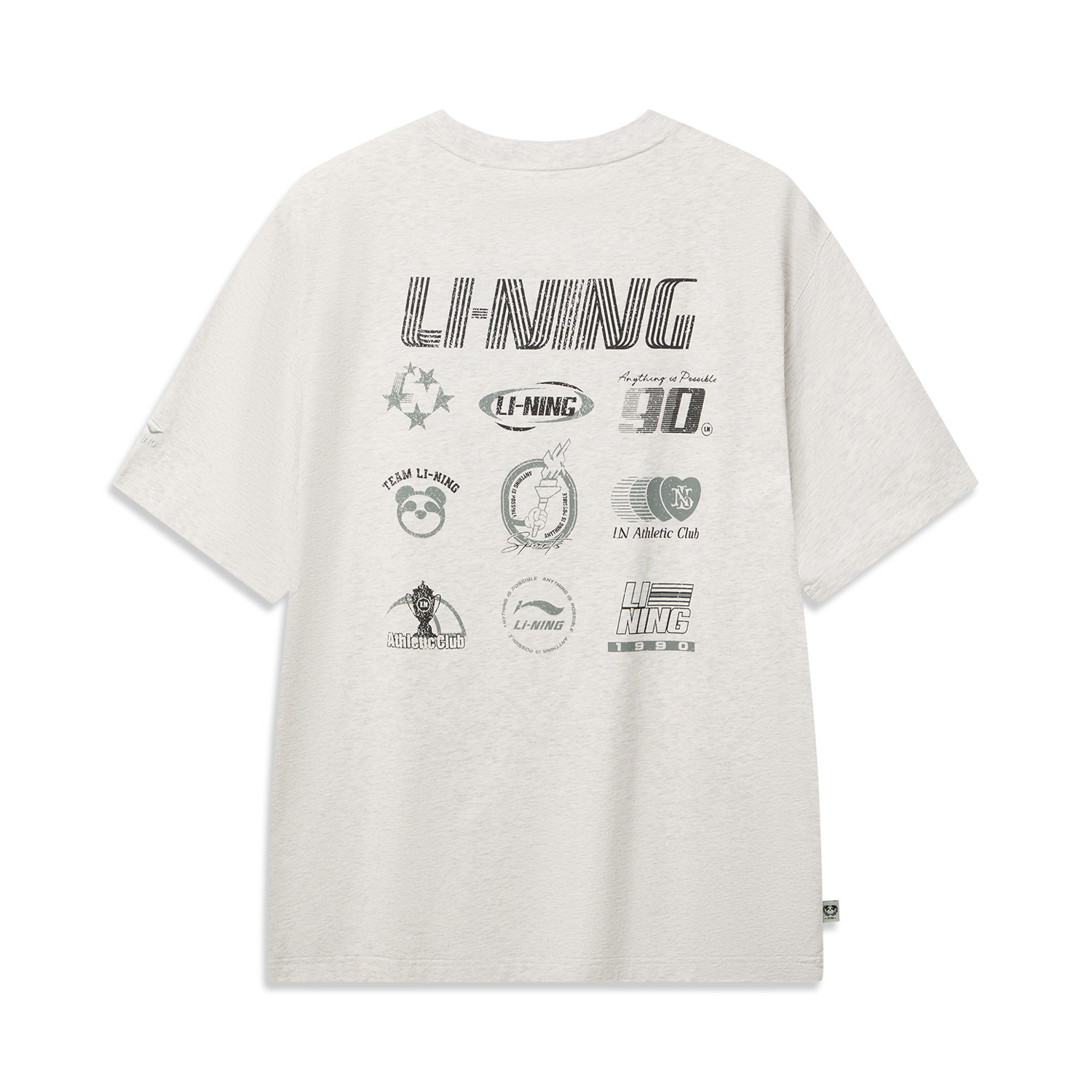 AHSW445-6 Футболка Logo Lab серый