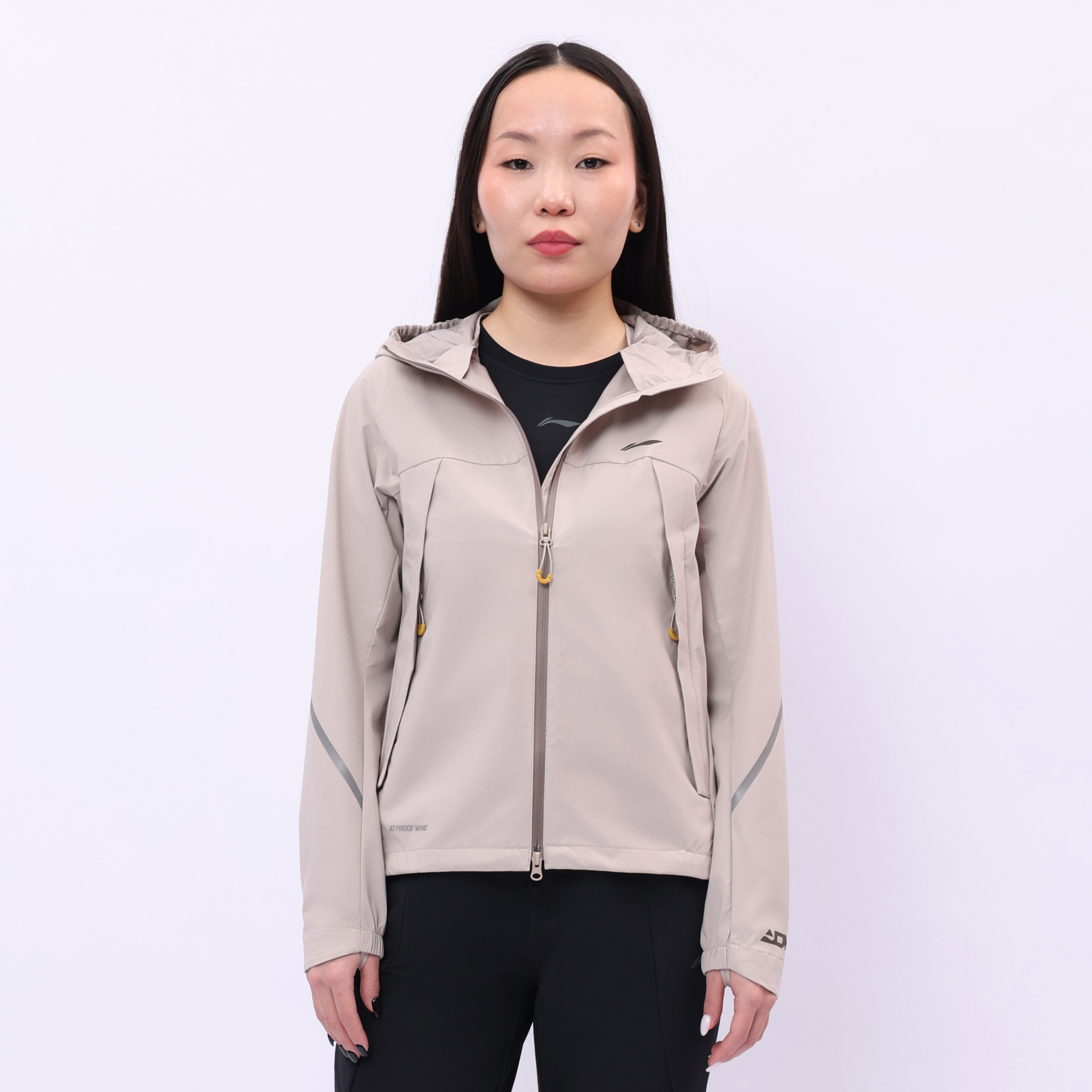 AFDU354-1 Ветровка спортивная Trail Running серая