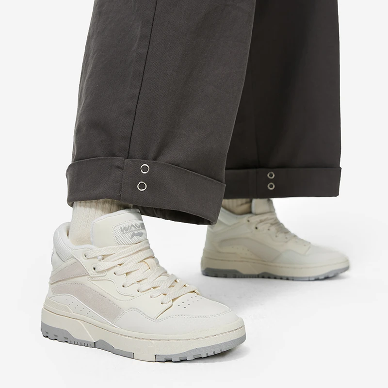 AGCT226-1 Кроссовки утепленные Wave Mid белые