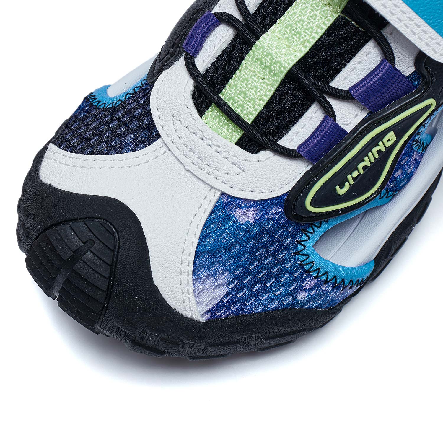 YKUT006-3 Lifestyle Youth Sandals Standard White/Black/Liberty Purple Camo