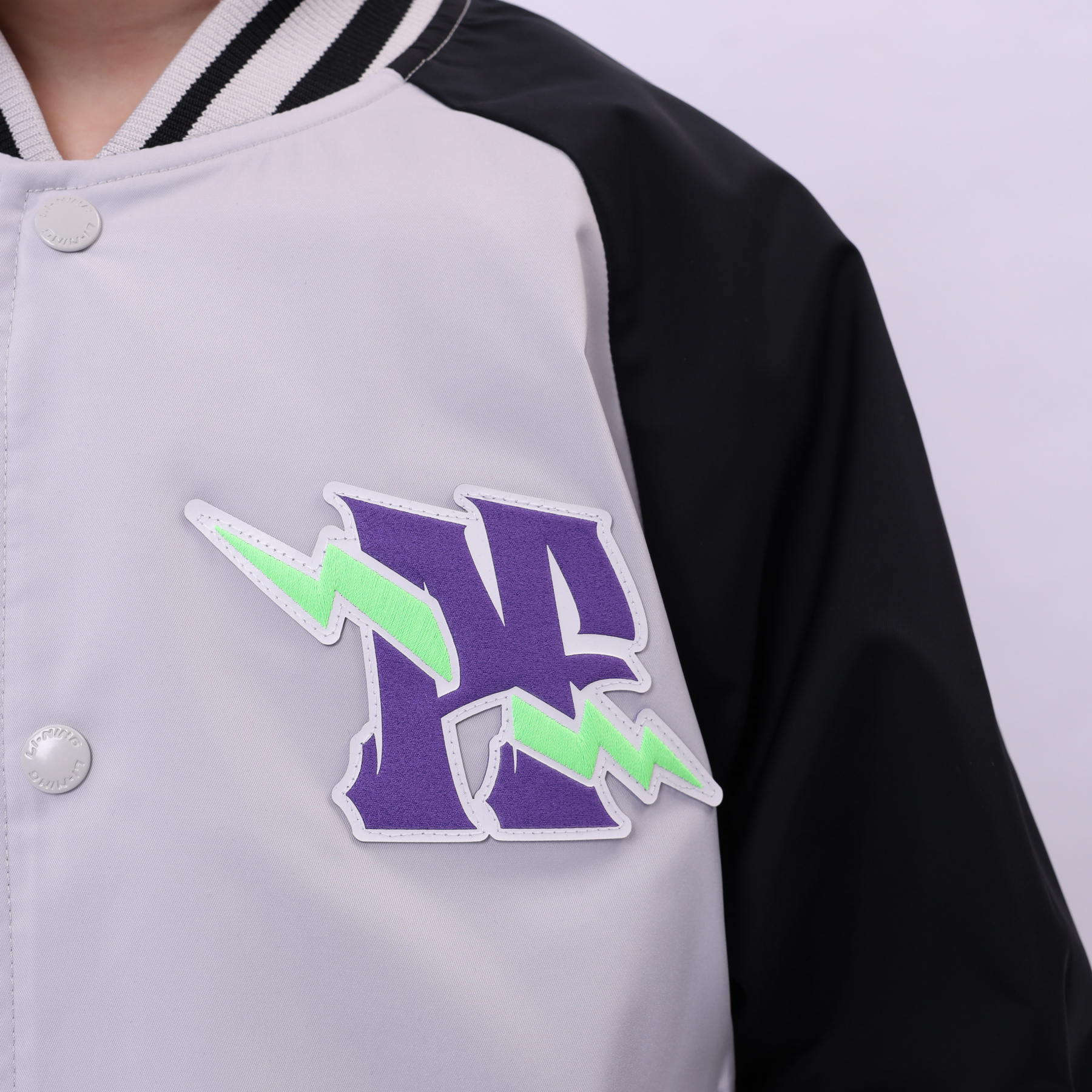 YJDU027-2 Basketball Jacket Vapor Blue/Black