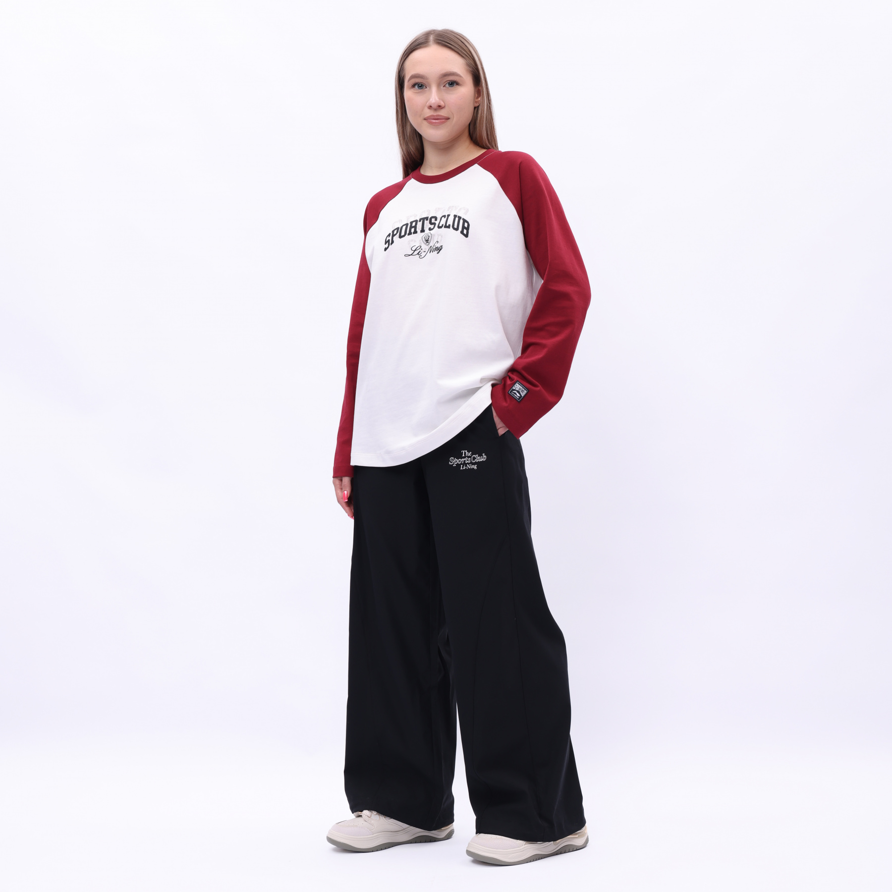 AHSV010-3 Лонгслив Heritage молочный