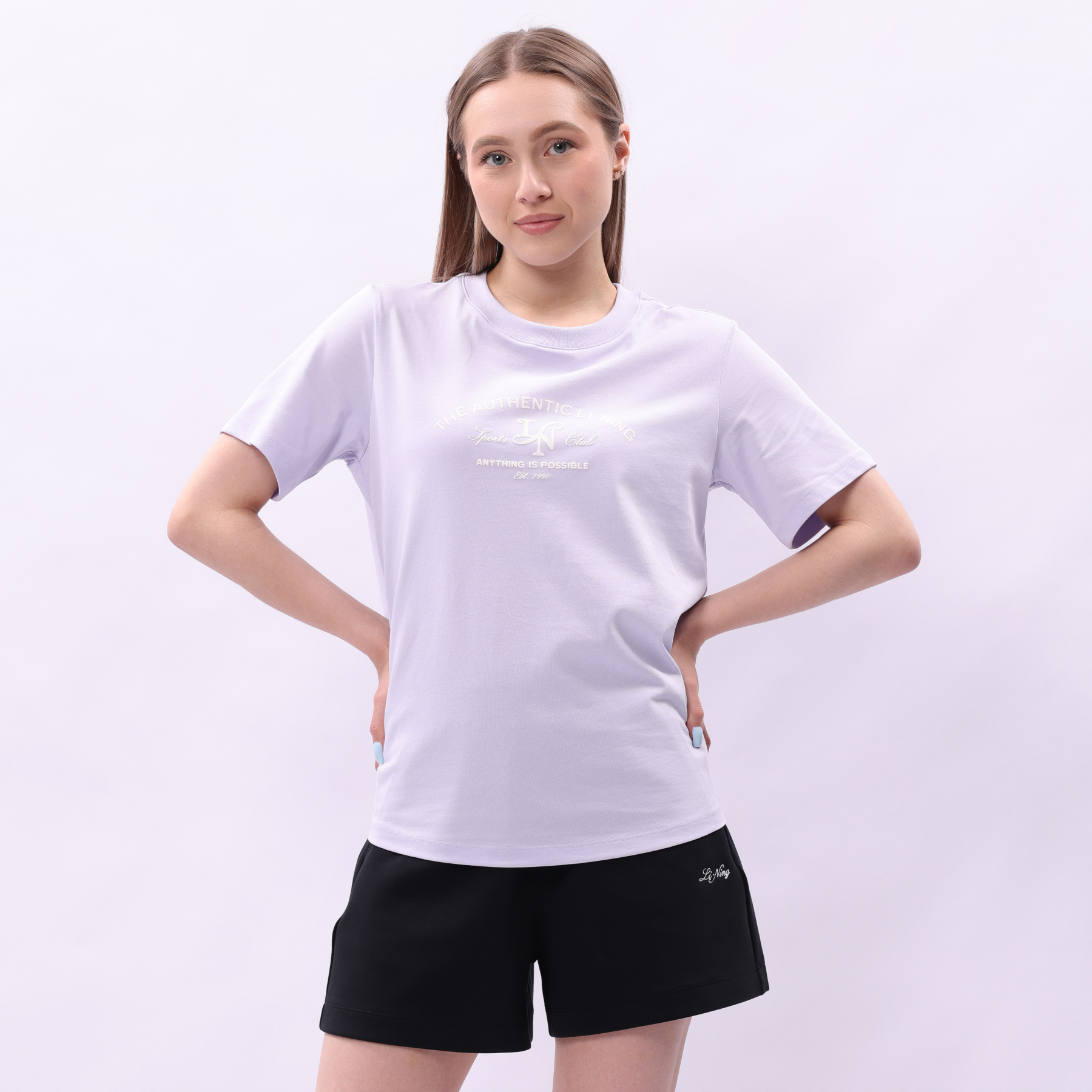 AHSV186-6 Футболка Lifestyle фиолетовый