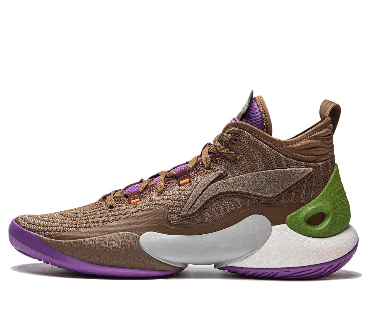 ABAU087-1 Баскетбольные кроссовки Yushuai 18 коричневые