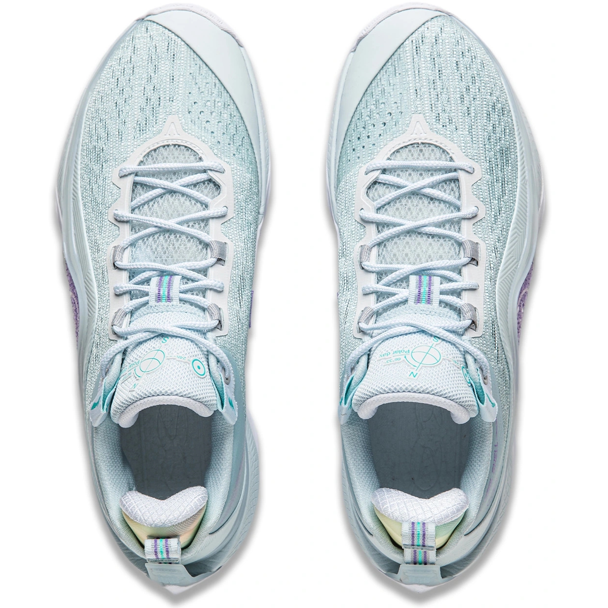 ABPU009-3 Баскетбольные кроссовки Wade Shadow 5 V2 голубые