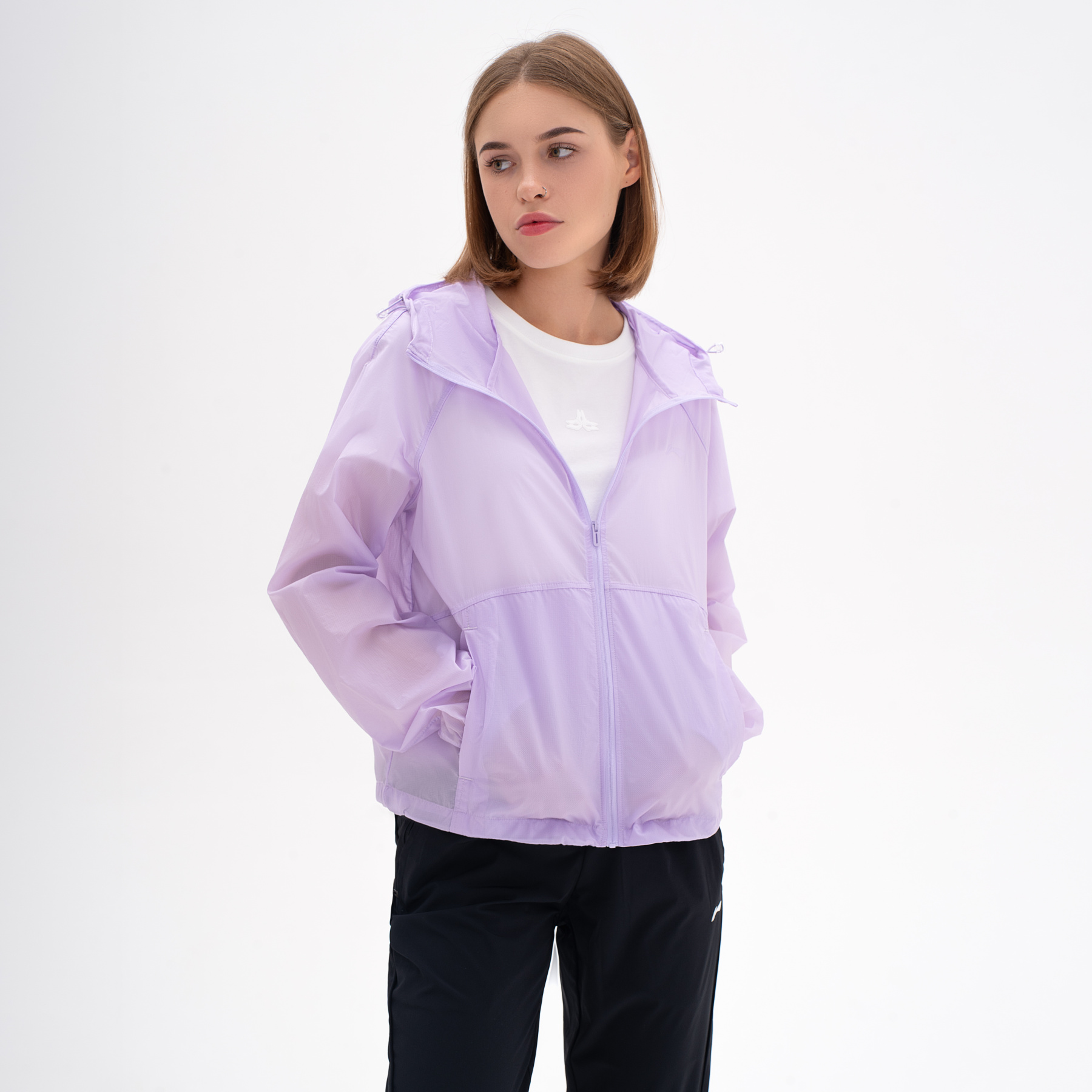 AFDU460-4 Ветровка Fitness фиолетовый