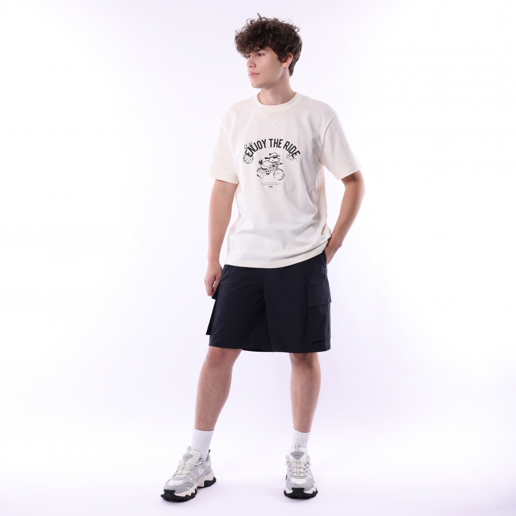 ATSV377-5 Футболка Cross белый