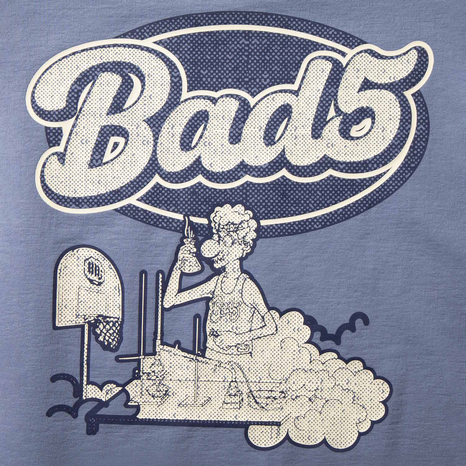 AHSV225-8 Футболка Bad5 Off-Court синий