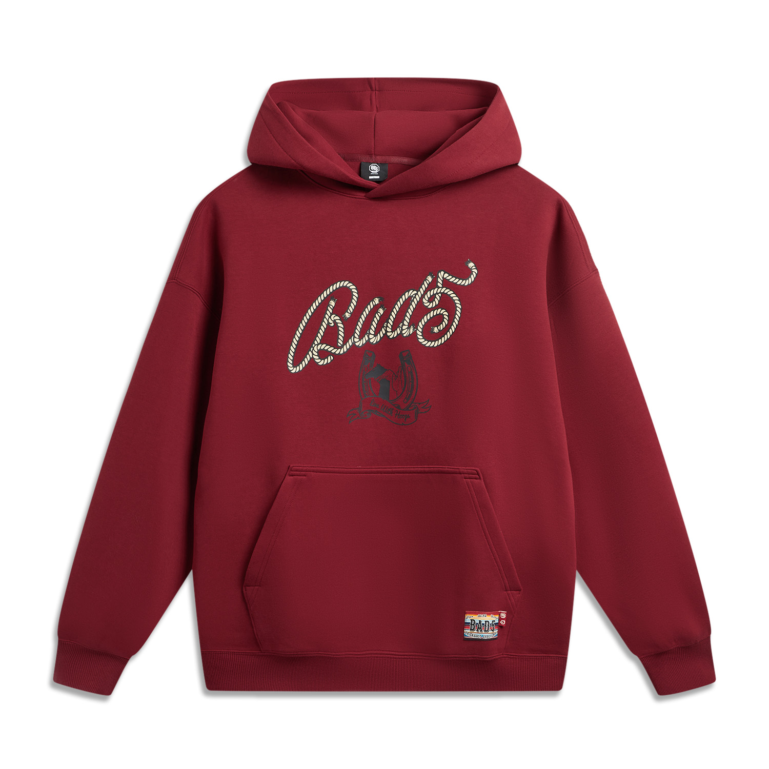 AWDW025-9 Толстовка Badfive Culture красный