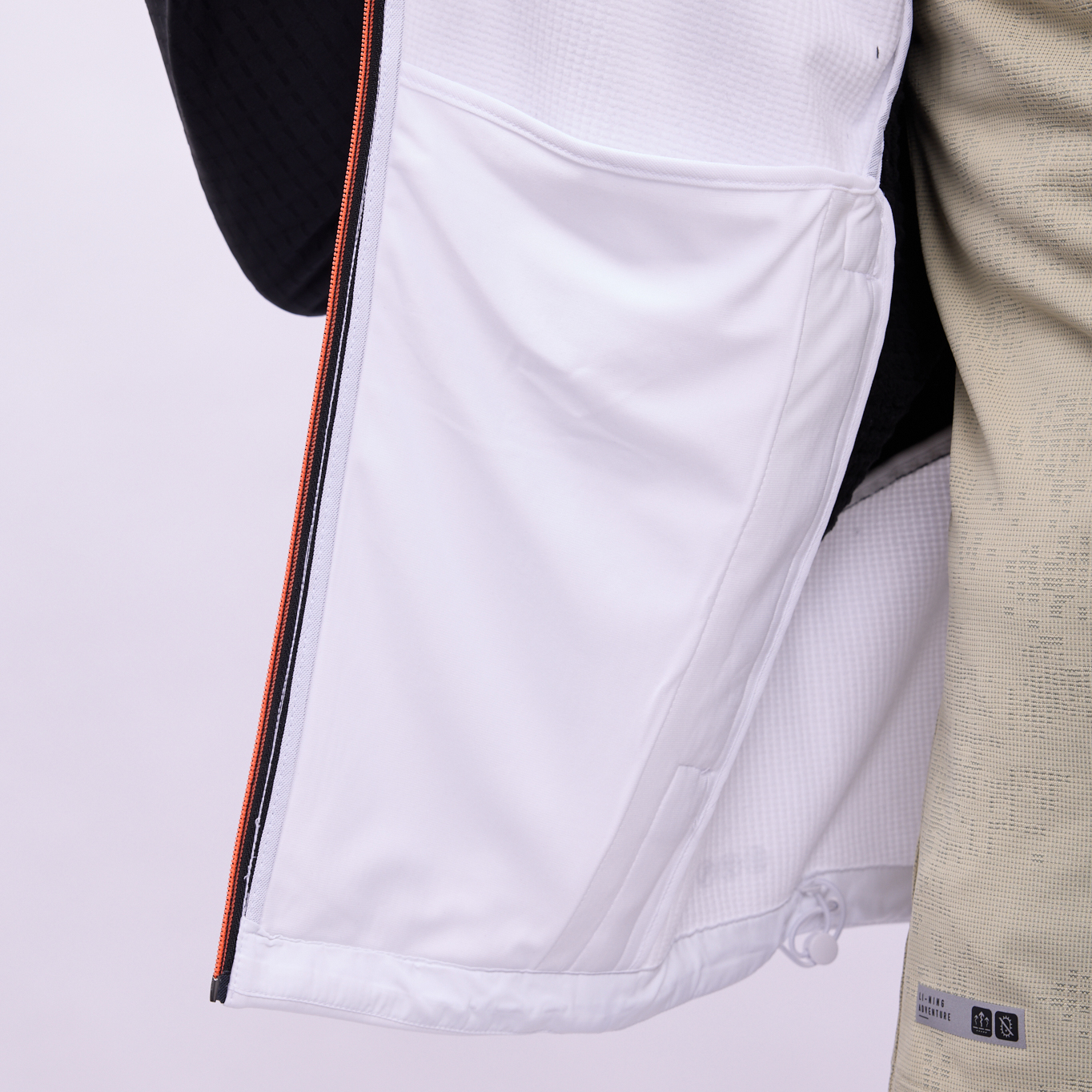 AFDVB55-4 Ветровка Jogging белый / черный