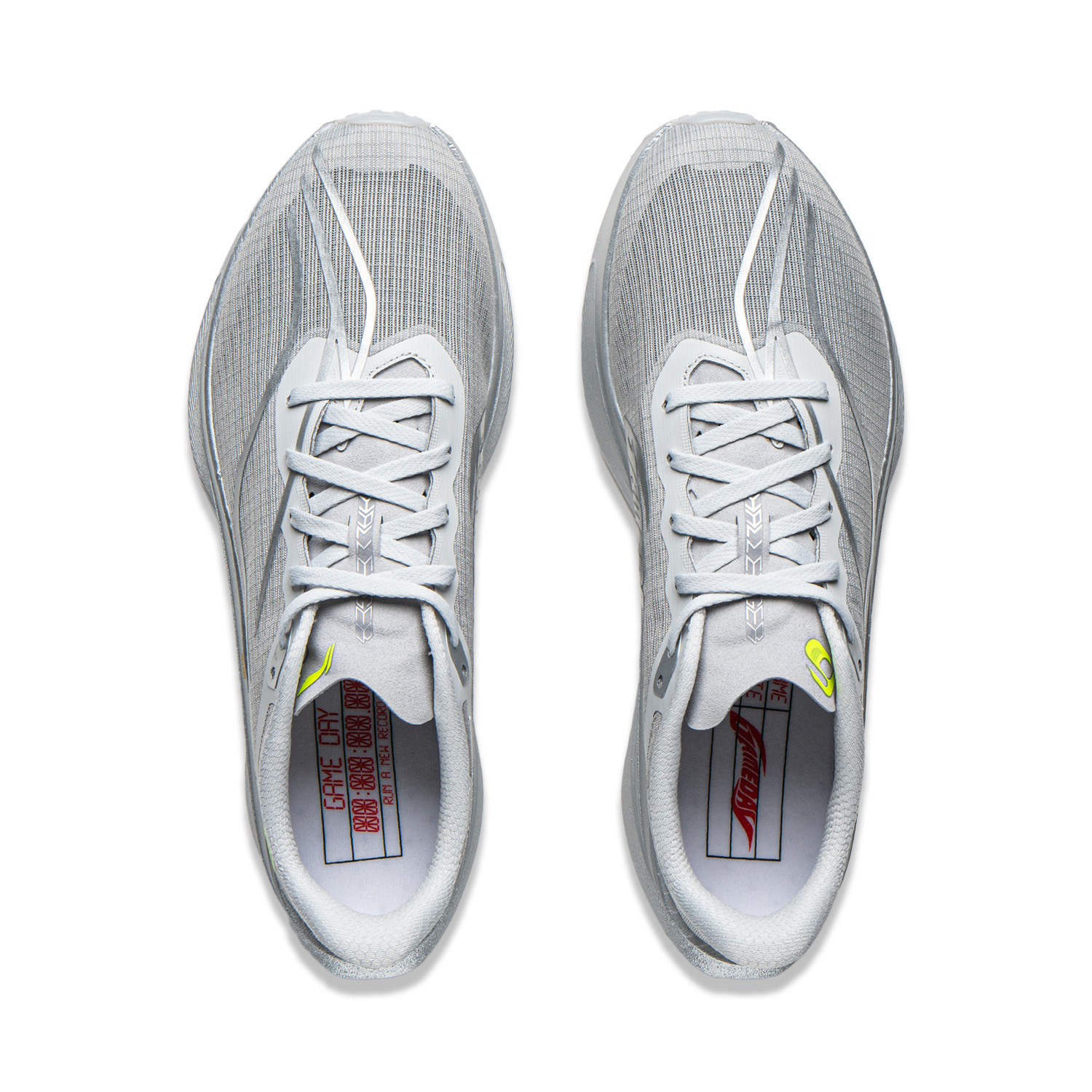 ARMW003-7 Кроссовки беговые Feidian 6 Challenger серый