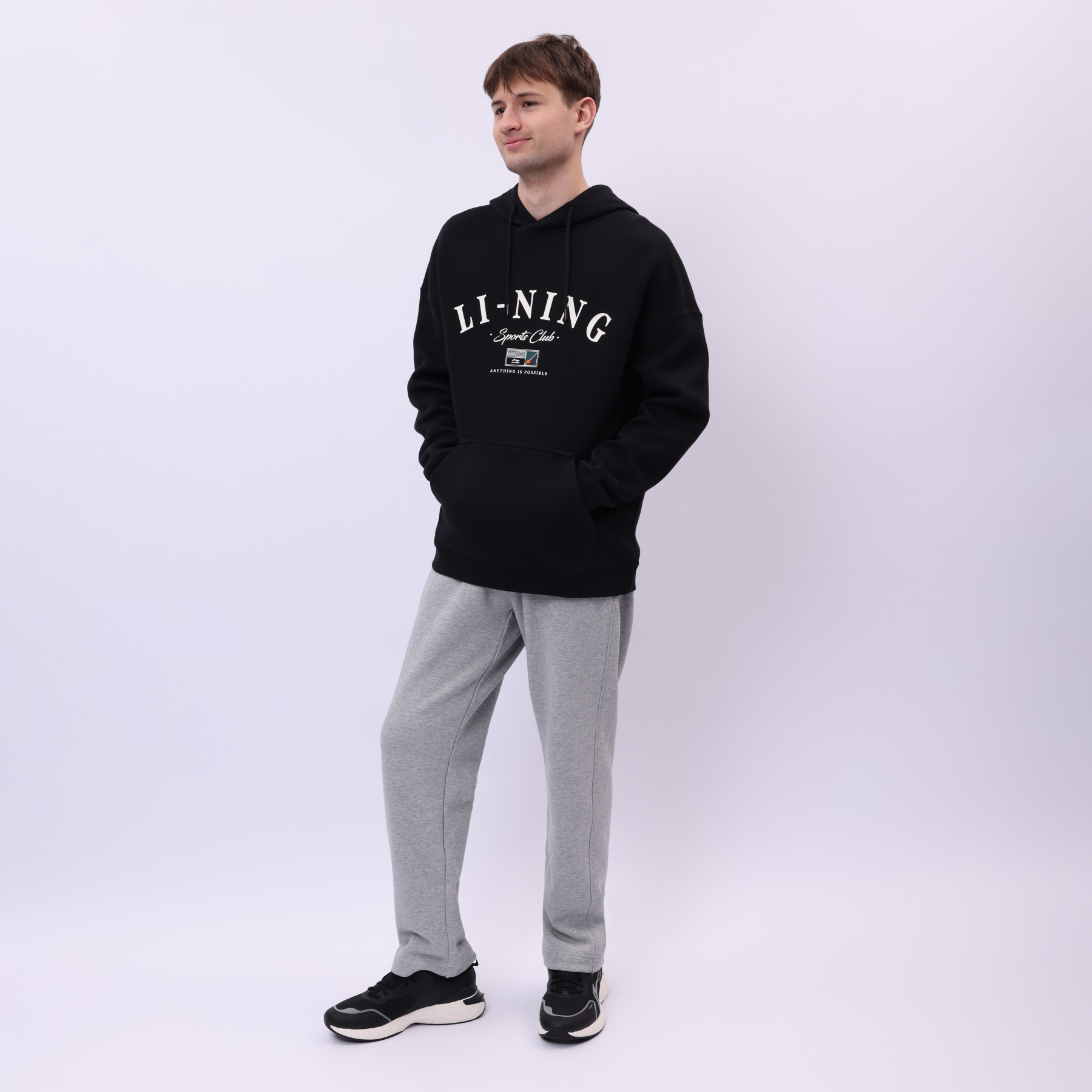 AWDU713-3 Худи Urban Sports черное