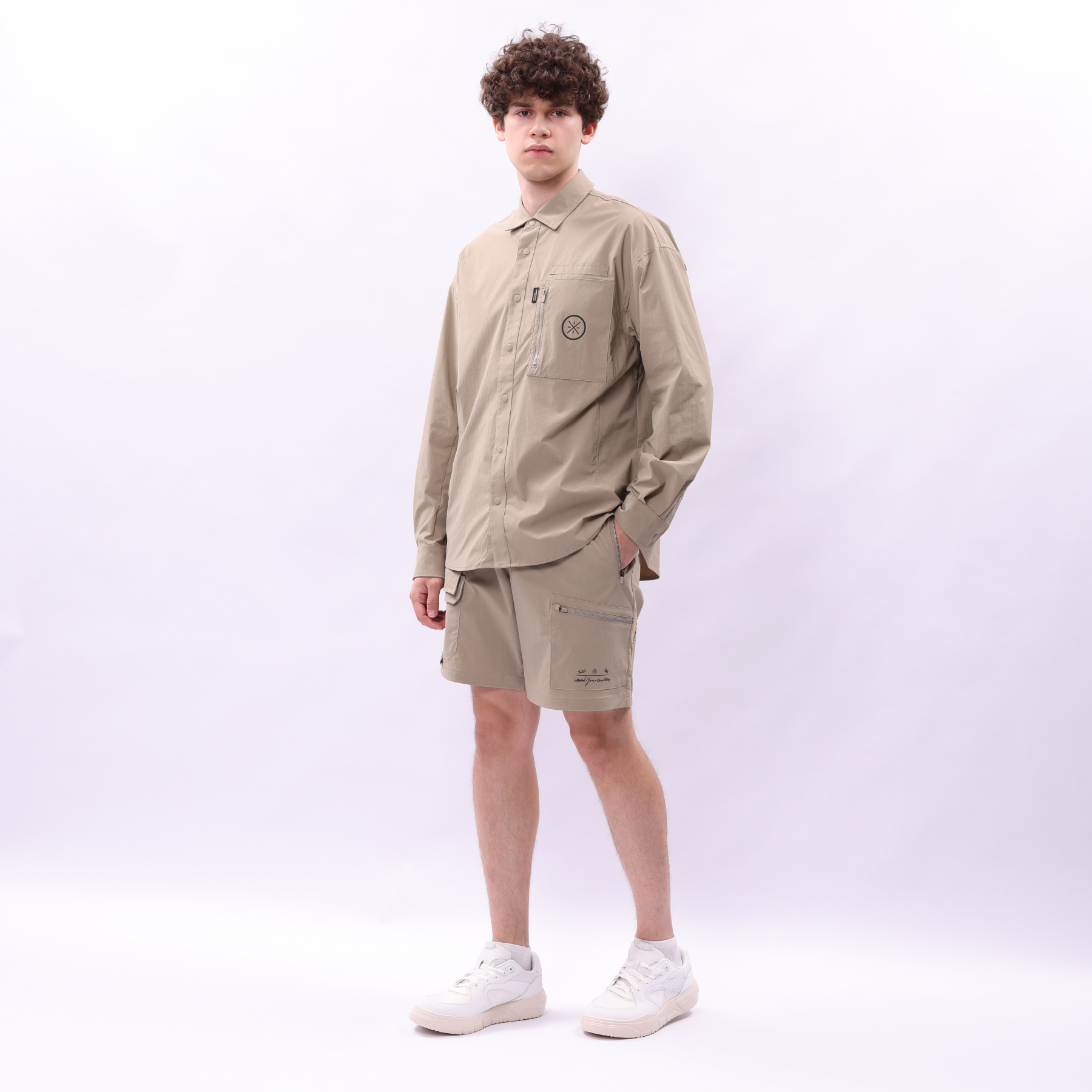 AKSV027-4 Шорты Wade Lifestyle бежевый