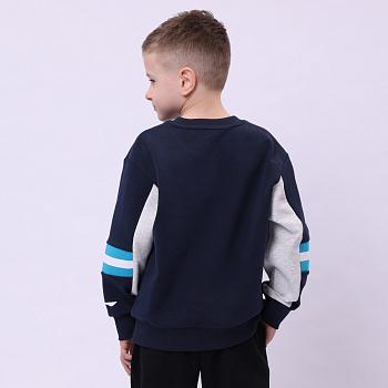 YWDU005-1 Sports Life Po Knit Top Navy Blazer