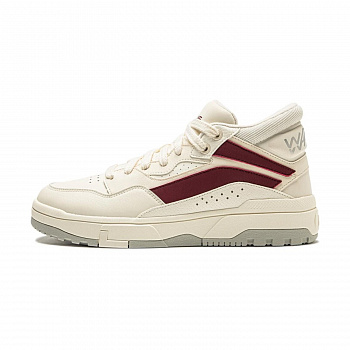 AGCU159-1 Кеды утепленные повседневные Wave Mid Fleece светло-серые