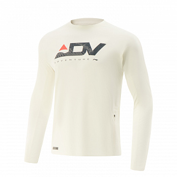 ATLV127-11 Лонгслив Trail Running бежевый