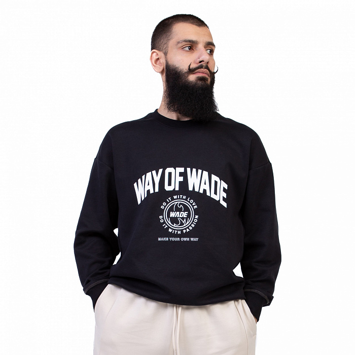 AWDU277-1 Свитшот Wade черный