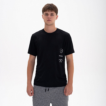 ATSU351-6 Футболка Wade черная