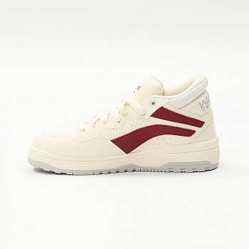 AGCU159-1 Кеды утепленные повседневные Wave Mid Fleece светло-серые