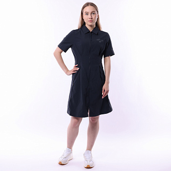 ASKV272-2 Платье Cross голубой