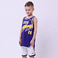 YATU005-4 Basketball Race Set New Lakers Purple